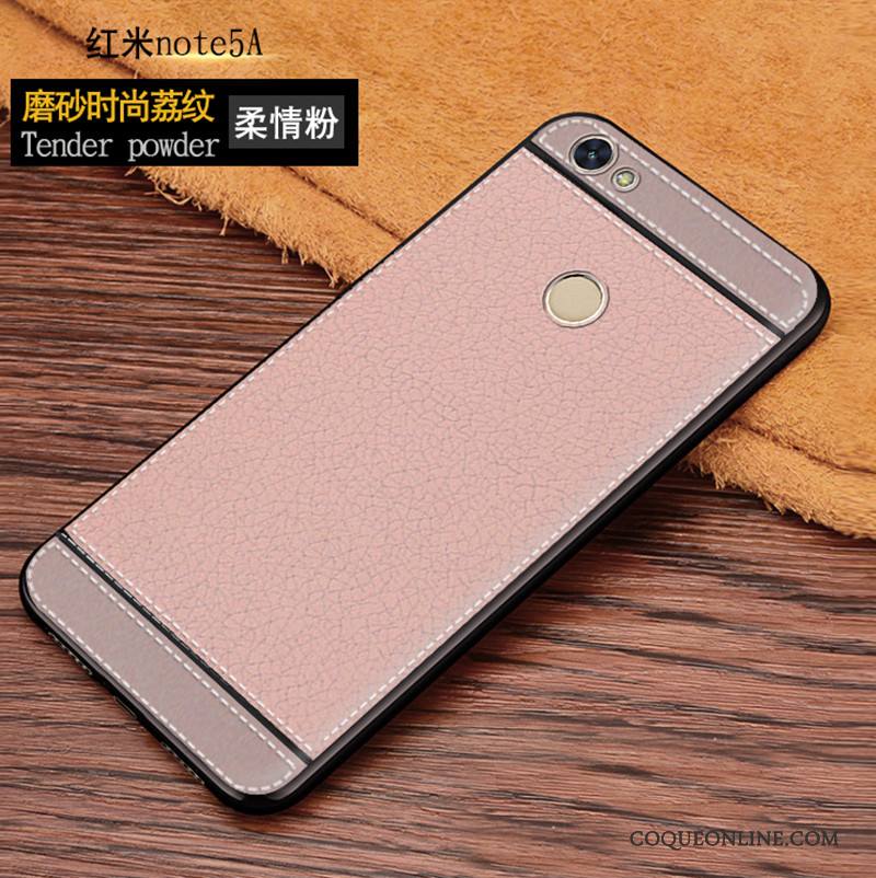 Redmi Note 5a Coque Ornements Suspendus Haute Rose Petit Rouge Étui Fluide Doux