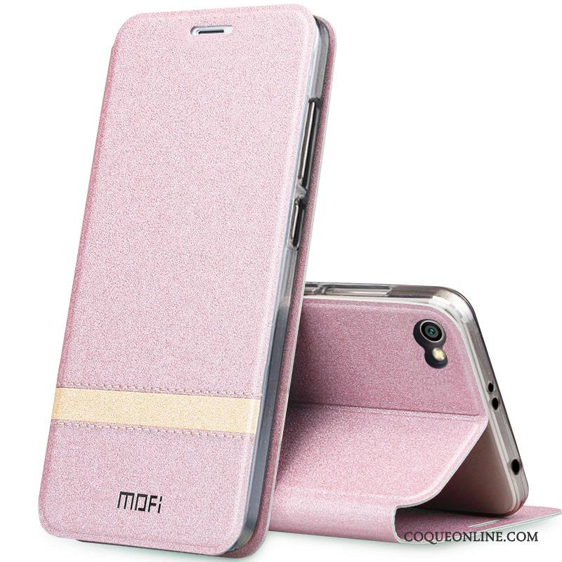 Redmi Note 5a Coque Silicone Or Étui En Cuir Incassable Haute Rouge Housse