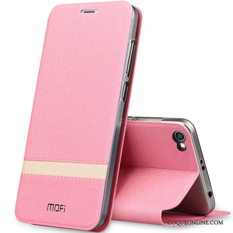 Redmi Note 5a Coque Silicone Or Étui En Cuir Incassable Haute Rouge Housse