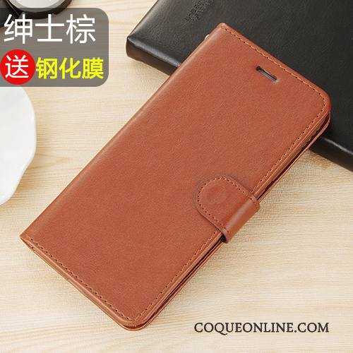 Redmi Note 5a Coque Étui Protection Incassable Fluide Doux Clamshell Étui En Cuir