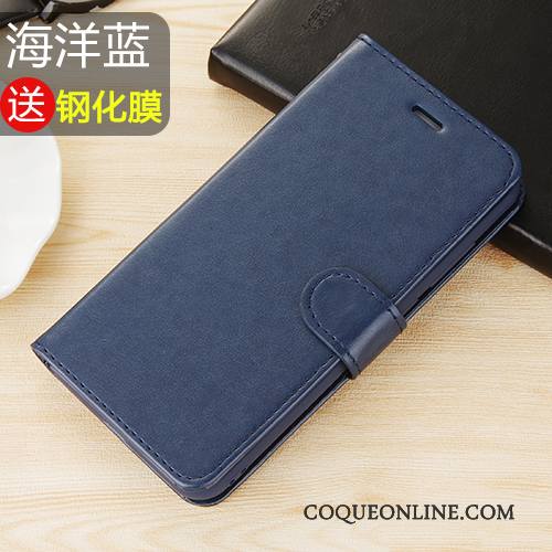 Redmi Note 5a Coque Étui Protection Incassable Fluide Doux Clamshell Étui En Cuir