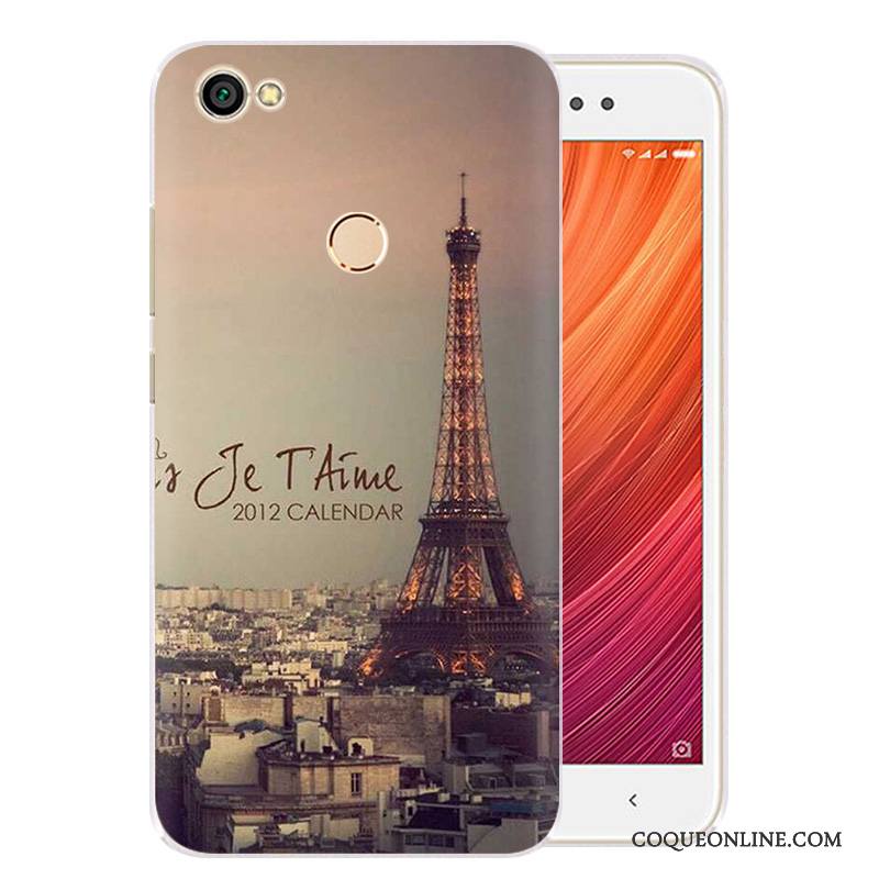 Redmi Note 5a Dessin Animé Vert Téléphone Portable Rouge Étui Coque De Téléphone Clair