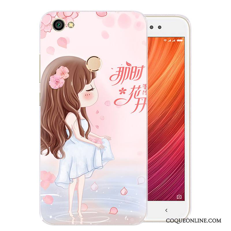 Redmi Note 5a Dessin Animé Vert Téléphone Portable Rouge Étui Coque De Téléphone Clair