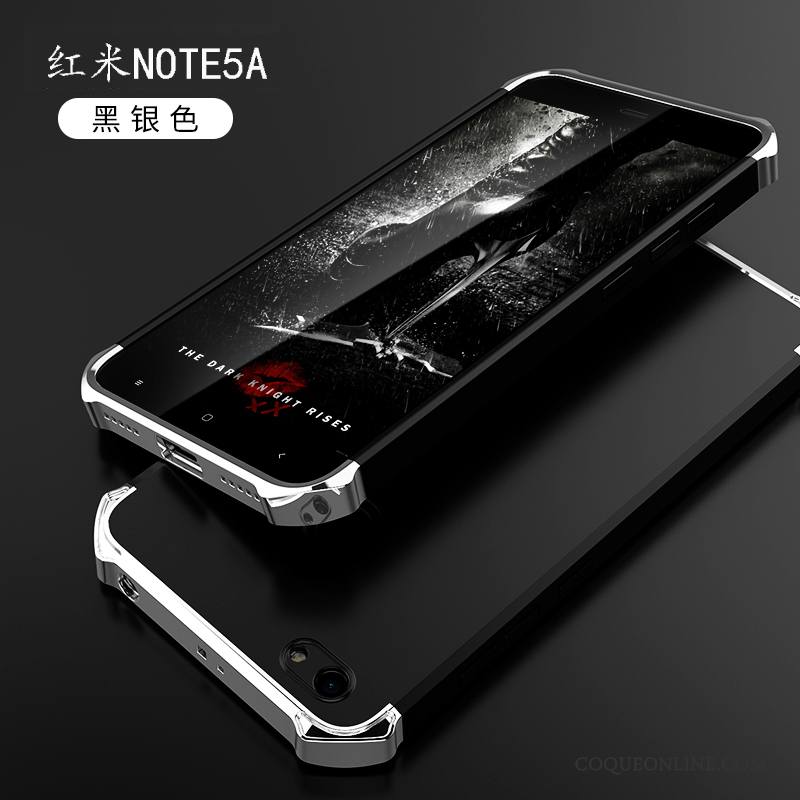 Redmi Note 5a Délavé En Daim Coque De Téléphone Haute Étui Rouge Placage Business