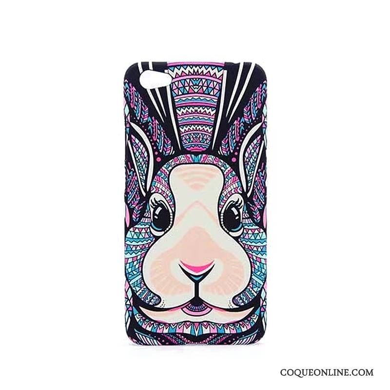 Redmi Note 5a Délavé En Daim Gaufrage Violet Coque De Téléphone Étui Dessin Animé Animal