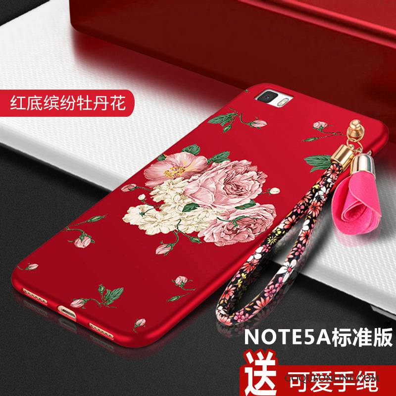 Redmi Note 5a Haute Rouge Coque De Téléphone Étui Silicone Protection Tout Compris