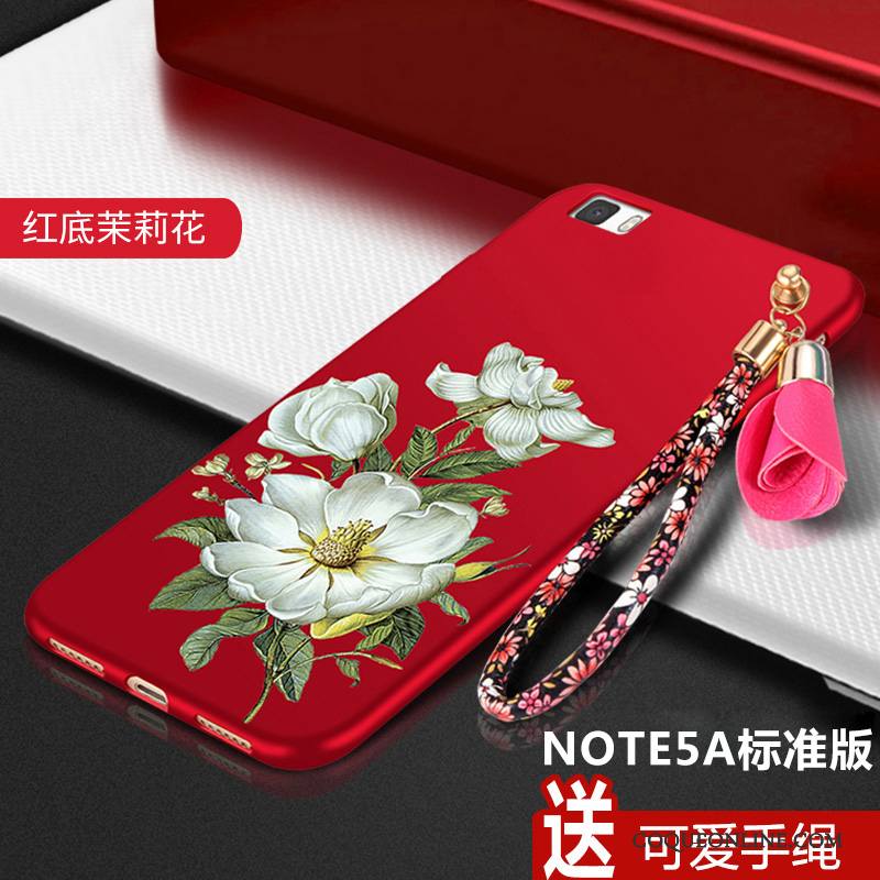Redmi Note 5a Haute Rouge Coque De Téléphone Étui Silicone Protection Tout Compris