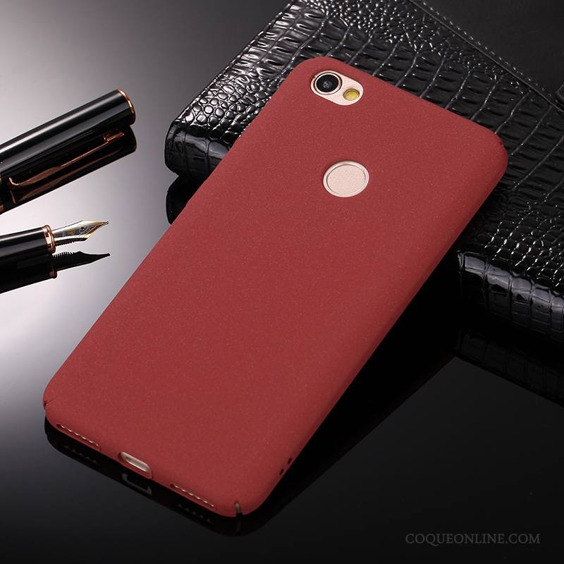 Redmi Note 5a Incassable Étui Noir Haute Coque De Téléphone Rouge Tout Compris