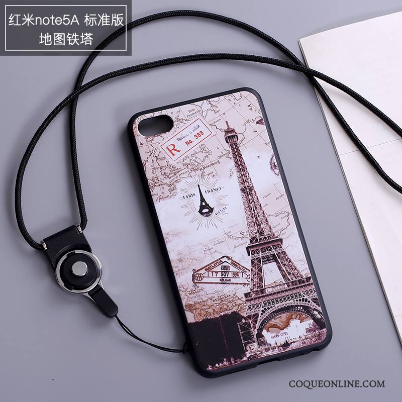 Redmi Note 5a Protection Tout Compris Étui Coque De Téléphone Blanc Rouge Dessin Animé
