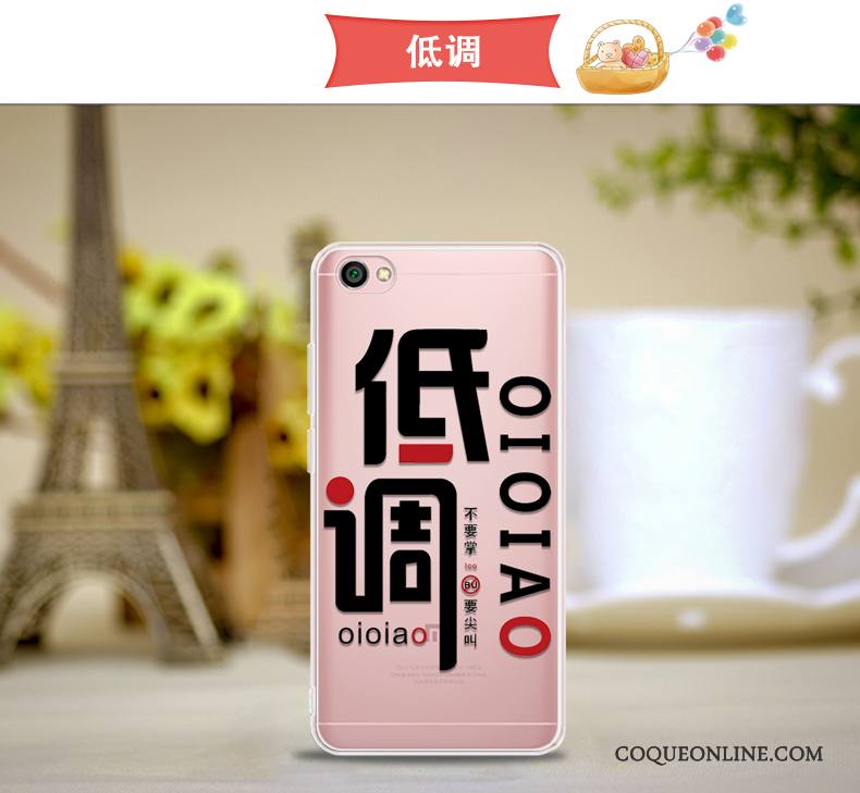 Redmi Note 5a Transparent Rouge Rose Silicone Coque Étui Petit