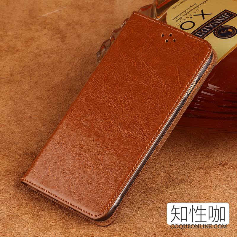 Redmi Note 5a Vin Rouge Protection Cuir Véritable Coque De Téléphone Luxe Étui Petit