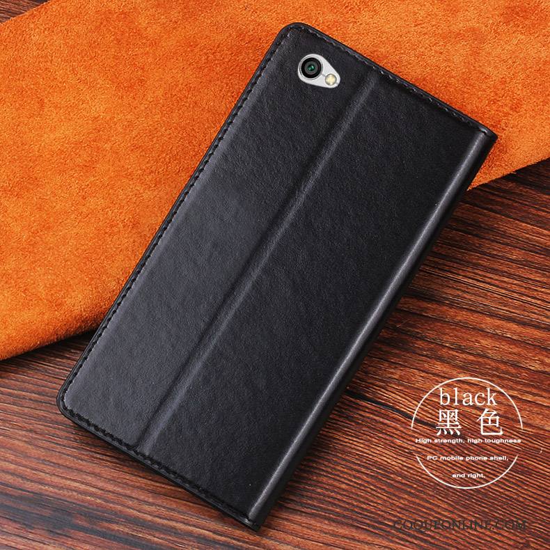 Redmi Note 5a Étui Coque De Téléphone Incassable Rouge Étui En Cuir Tout Compris Protection