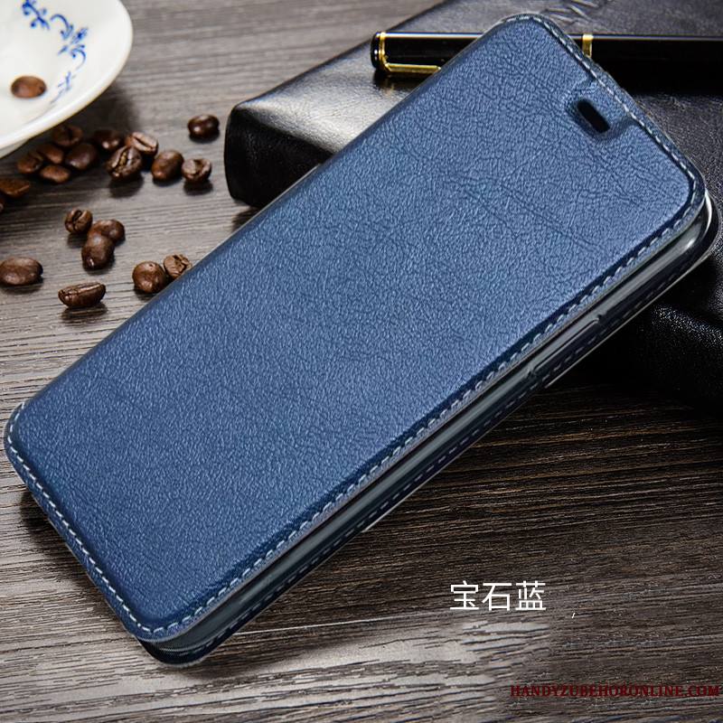 Redmi Note 6 Pro Coque Tout Compris Étui Rouge Protection Étui En Cuir Or Incassable