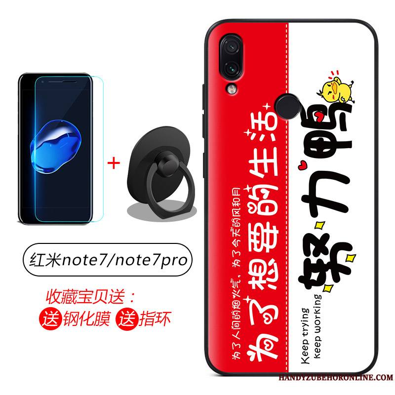 Redmi Note 7 Coque Étui Incassable Silicone Fluide Doux Bleu Protection