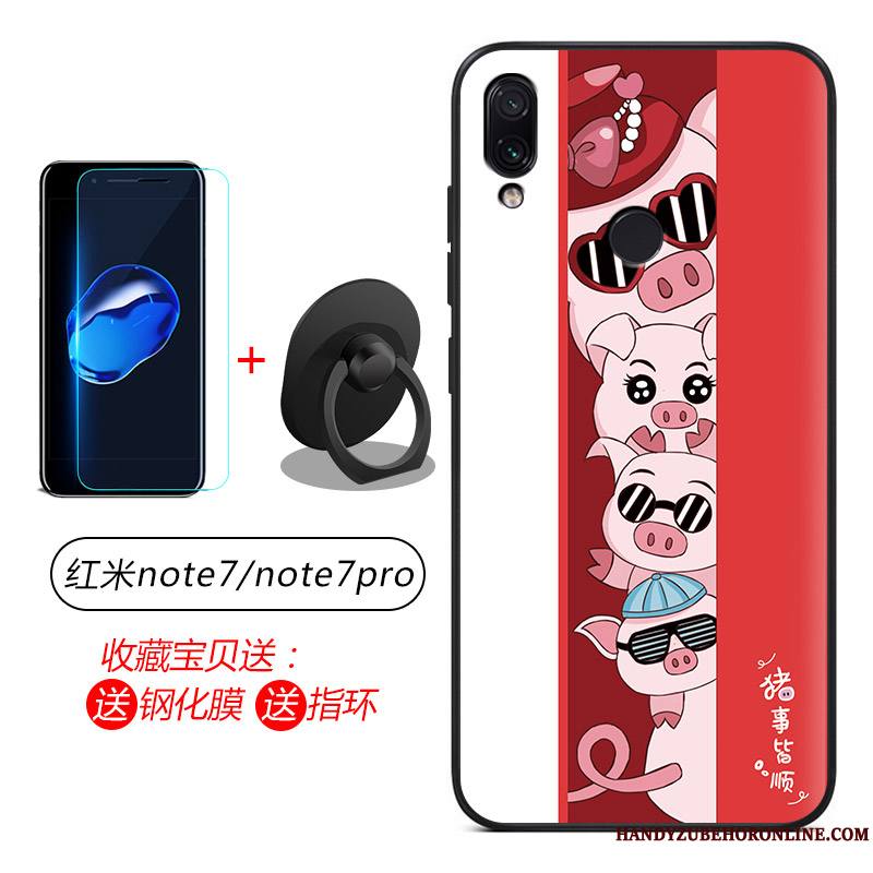 Redmi Note 7 Coque Étui Incassable Silicone Fluide Doux Bleu Protection