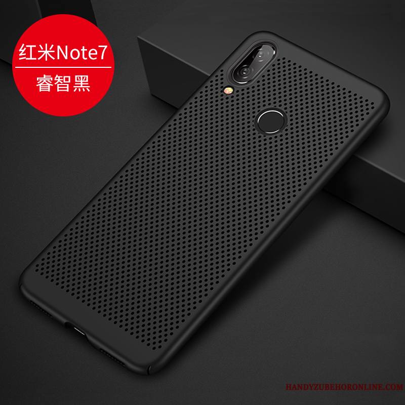 Redmi Note 7 Délavé En Daim Coque Protection Étui De Téléphone Légères Refroidissement