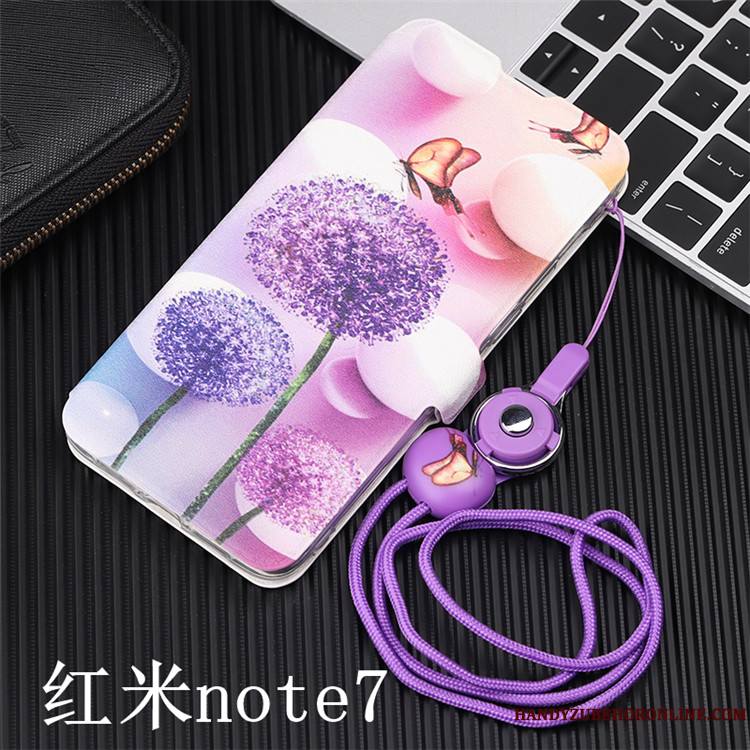 Redmi Note 7 Incassable Téléphone Portable Étui En Cuir Coque De Téléphone Petit Protection