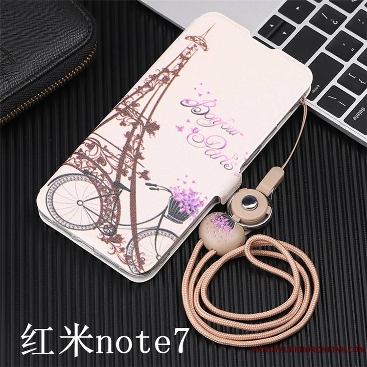 Redmi Note 7 Incassable Téléphone Portable Étui En Cuir Coque De Téléphone Petit Protection