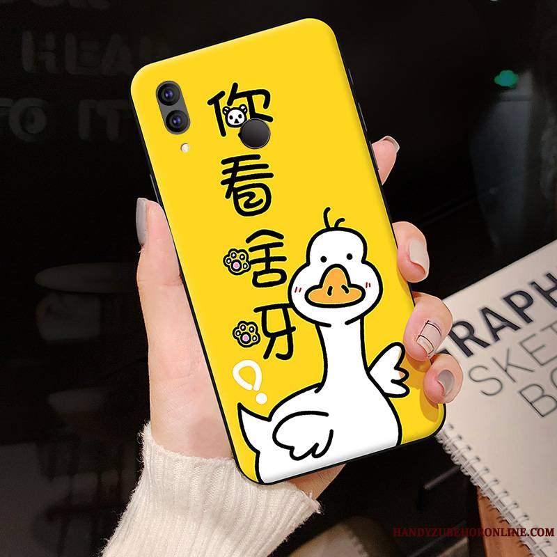 Redmi Note 7 Rouge Dessin Animé Nouveau Fluide Doux Charmant Coque De Téléphone Petit