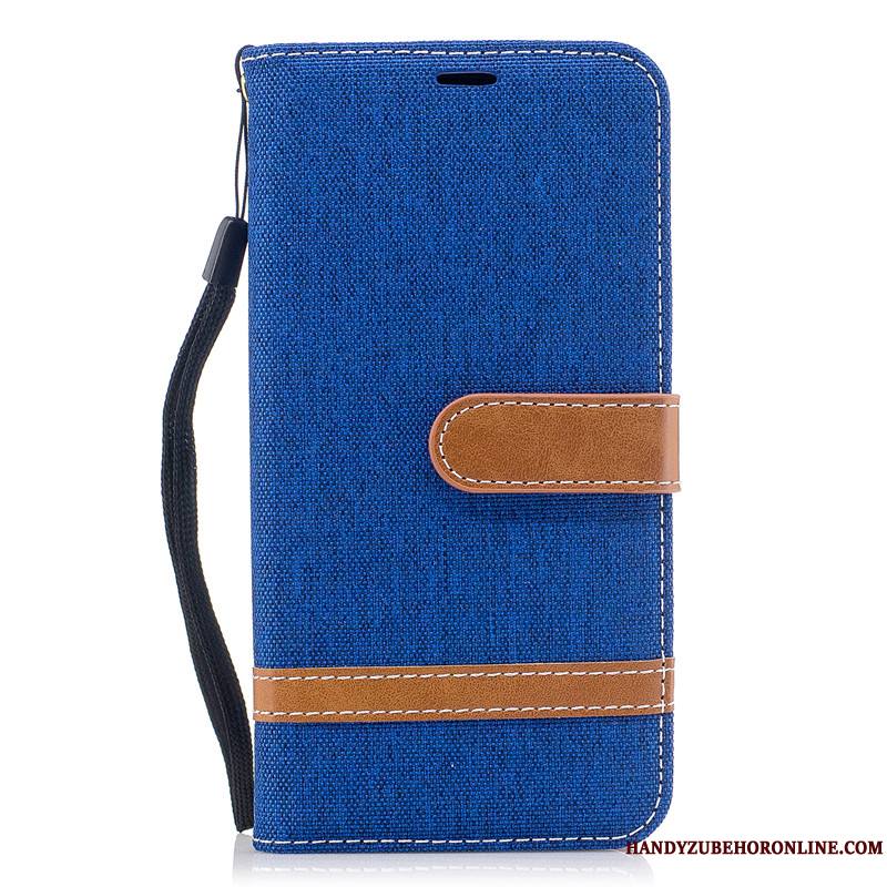 Redmi Note 7 Téléphone Portable Housse Rouge En Denim Nouveau Coque De Téléphone Petit