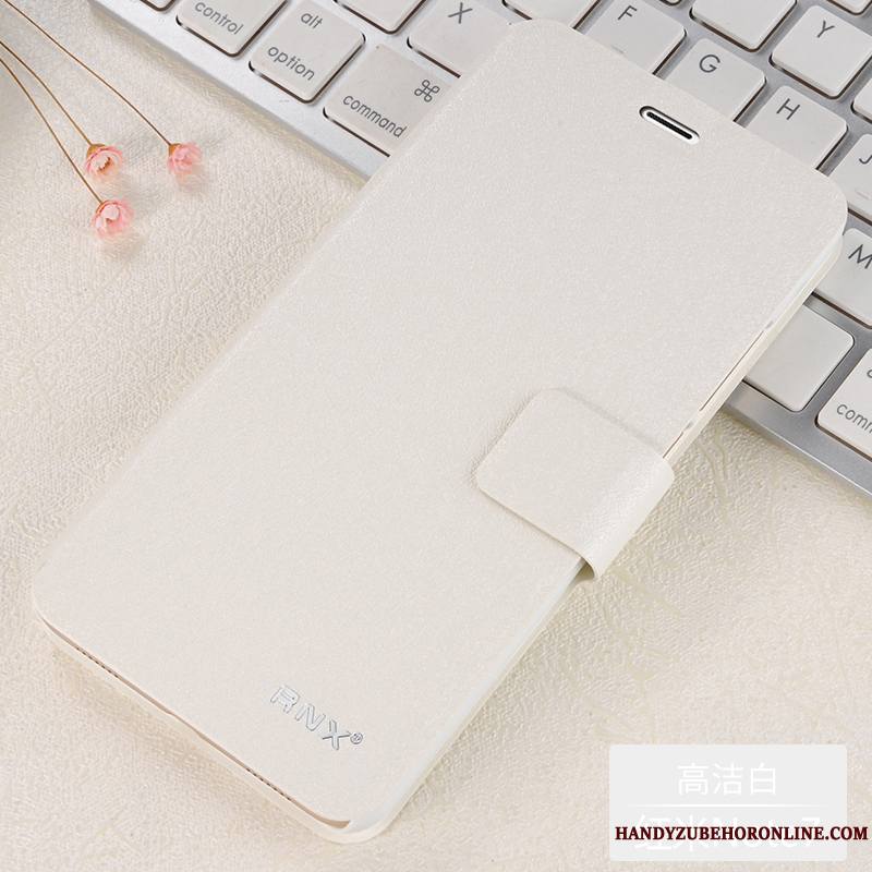 Redmi Note 7 Étui En Cuir Protection Coque De Téléphone Housse Fluide Doux Bleu Délavé En Daim