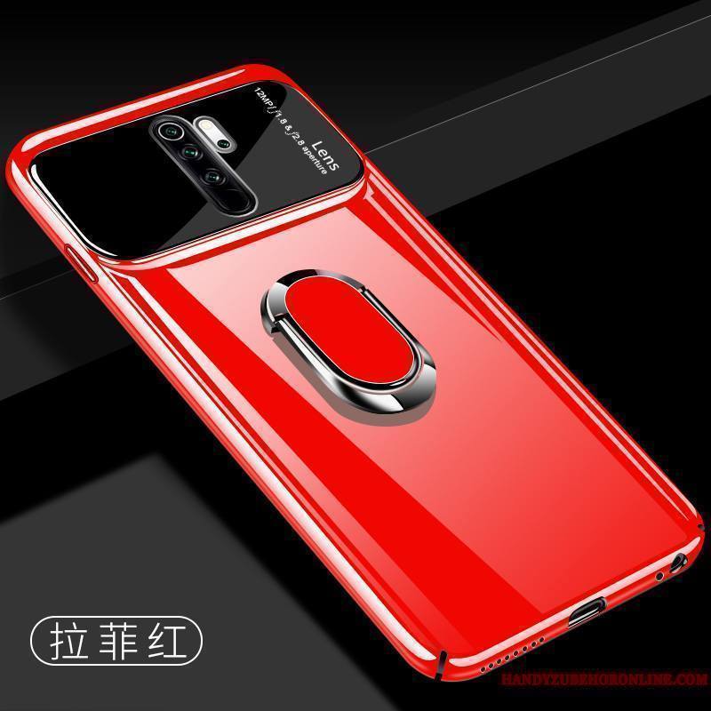 Redmi Note 8 Pro Coque De Téléphone Petit Incassable Difficile Rouge Protection Noir