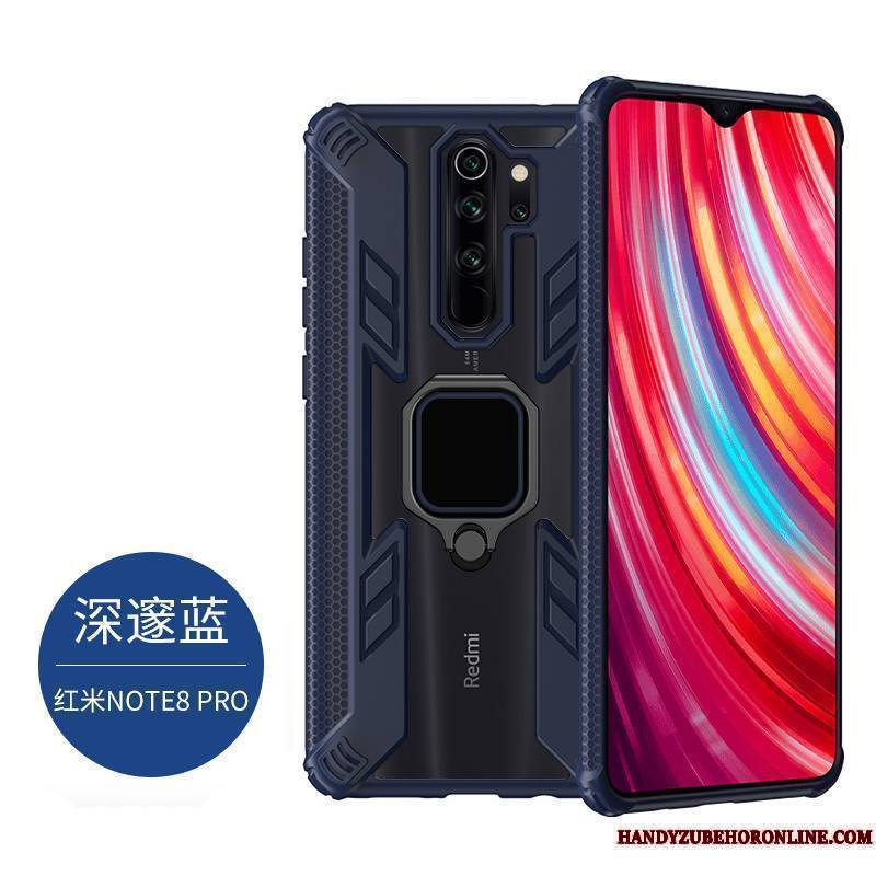 Redmi Note 8 Pro Créatif Tout Compris Coque Incassable Rouge Ballon Support