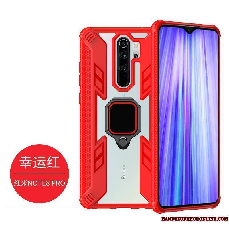 Redmi Note 8 Pro Créatif Tout Compris Coque Incassable Rouge Ballon Support