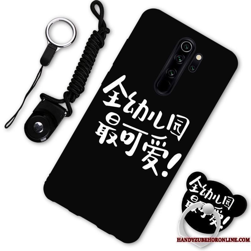 Redmi Note 8 Pro Dessin Animé Coque De Téléphone Support Amoureux Rouge Incassable Ornements Suspendus