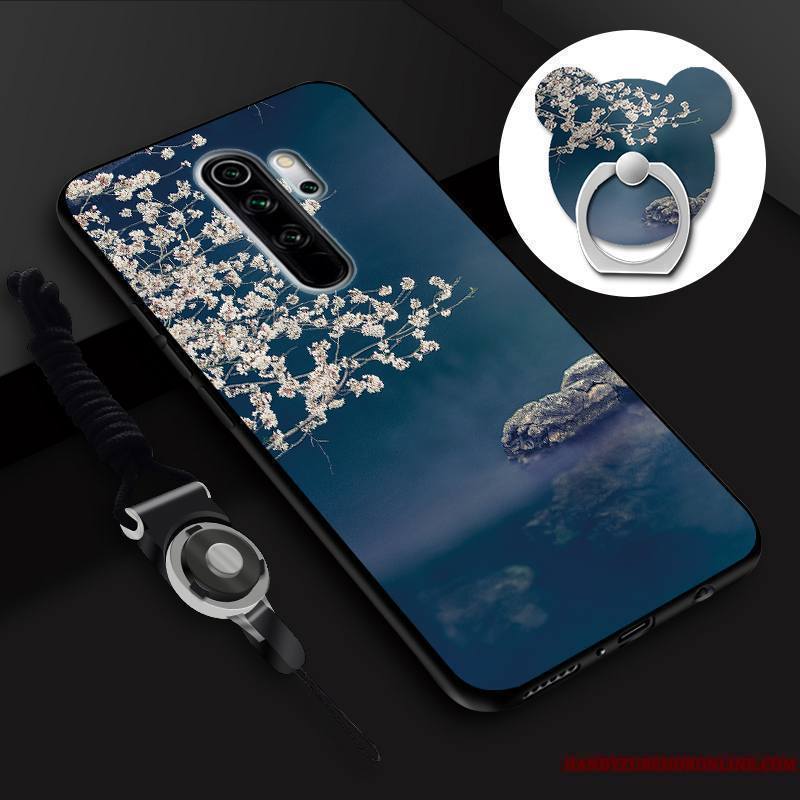 Redmi Note 8 Pro Petit Membrane Anneau Coque De Téléphone Tempérer Dessin Animé Incassable