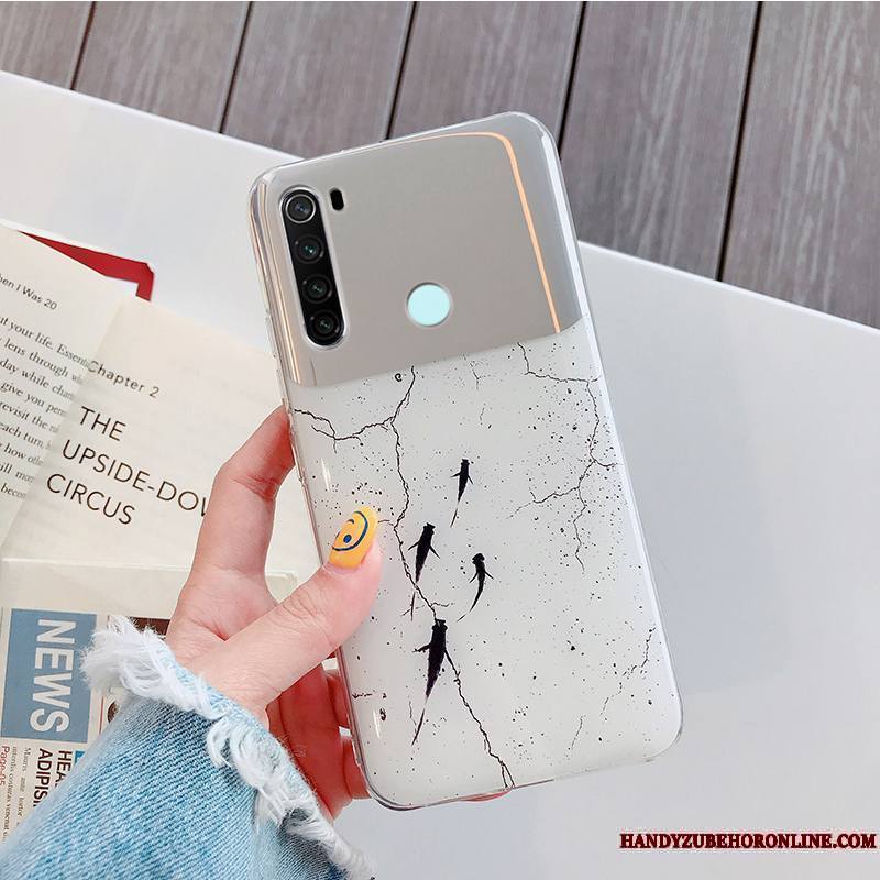 Redmi Note 8t Coque Charmant Fluide Doux Mode Étui Protection Membrane Bordure