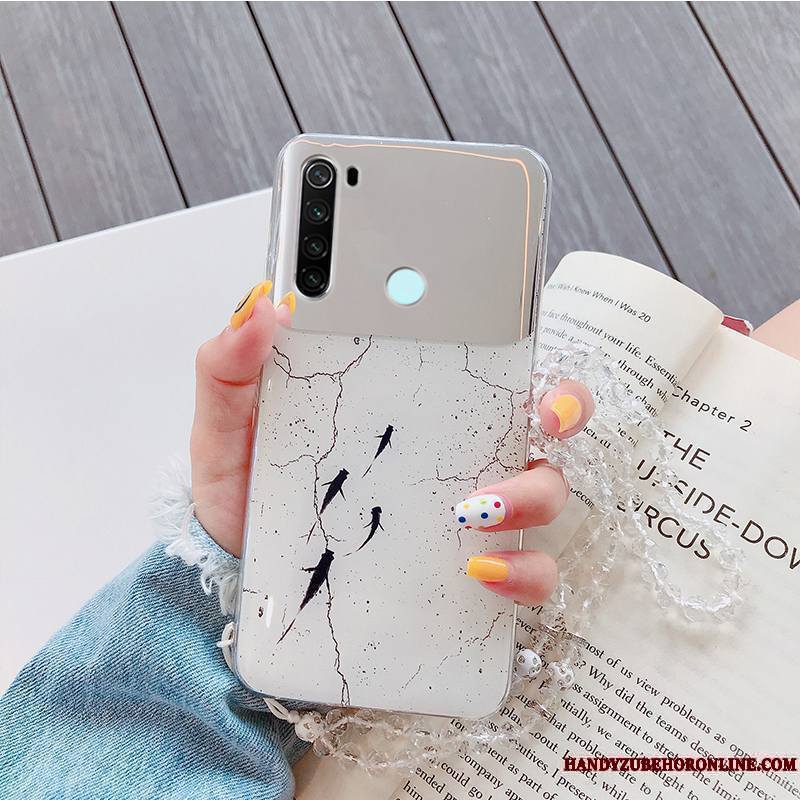 Redmi Note 8t Coque Charmant Fluide Doux Mode Étui Protection Membrane Bordure