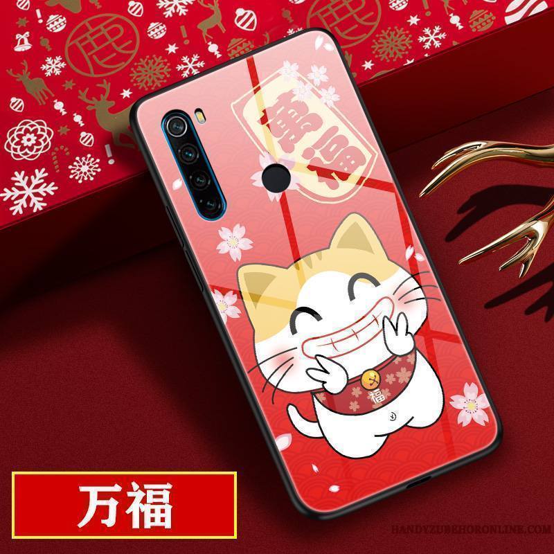 Redmi Note 8t Coque Verre Rat Nouveau Rouge Amoureux Dessin Animé