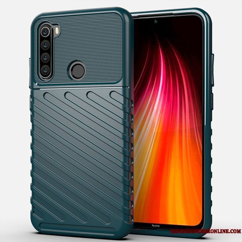 Redmi Note 8t Noir Téléphone Portable Étui Coque De Téléphone Rouge Incassable