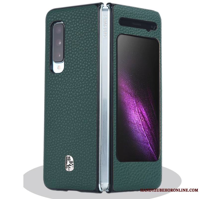 Samsung Fold Coque De Téléphone Orange Modèle Fleurie Incassable Tout Compris Étoile Plier