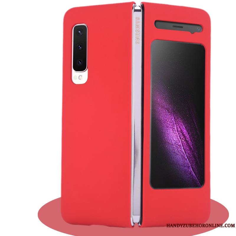 Samsung Fold Tout Compris Très Mince Plier Coque De Téléphone Délavé En Daim Étoile Violet