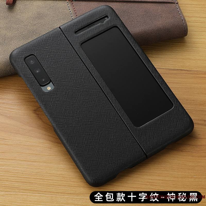 Samsung Fold Très Mince Coque De Téléphone Téléphone Portable Étoile Étui Luxe Étui En Cuir