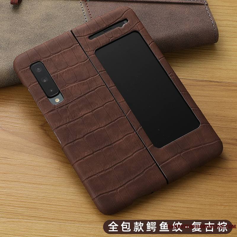 Samsung Fold Très Mince Coque De Téléphone Téléphone Portable Étoile Étui Luxe Étui En Cuir