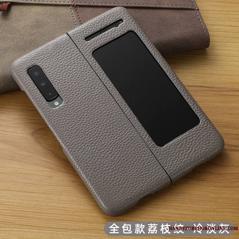 Samsung Fold Très Mince Coque De Téléphone Téléphone Portable Étoile Étui Luxe Étui En Cuir