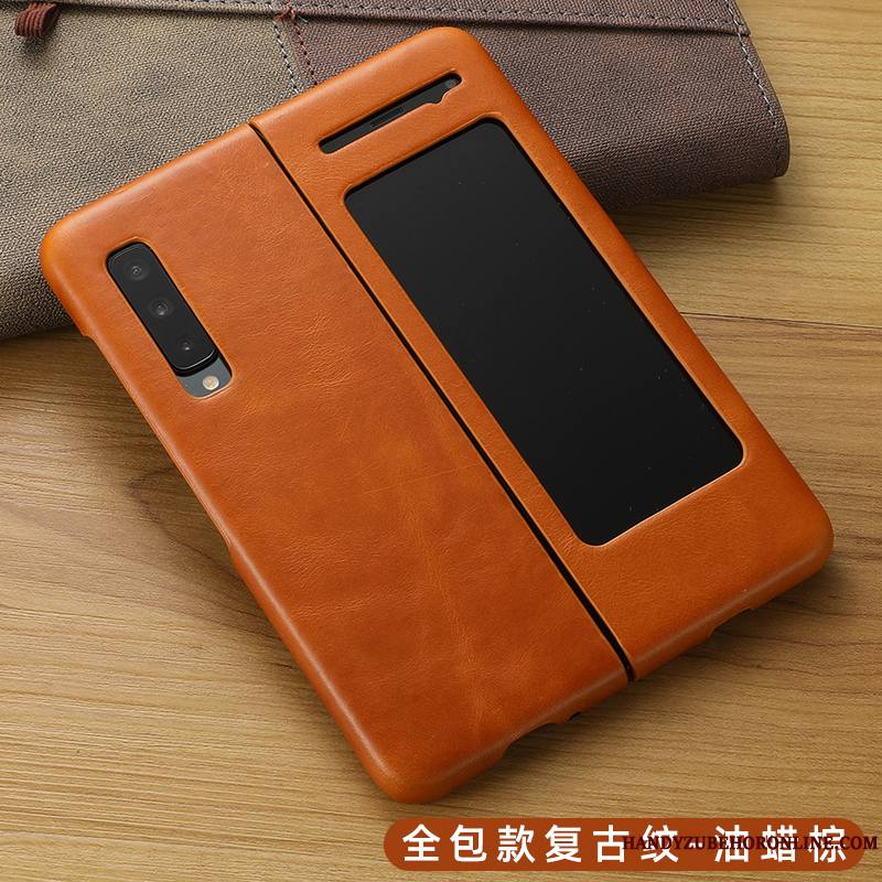 Samsung Fold Très Mince Coque De Téléphone Téléphone Portable Étoile Étui Luxe Étui En Cuir