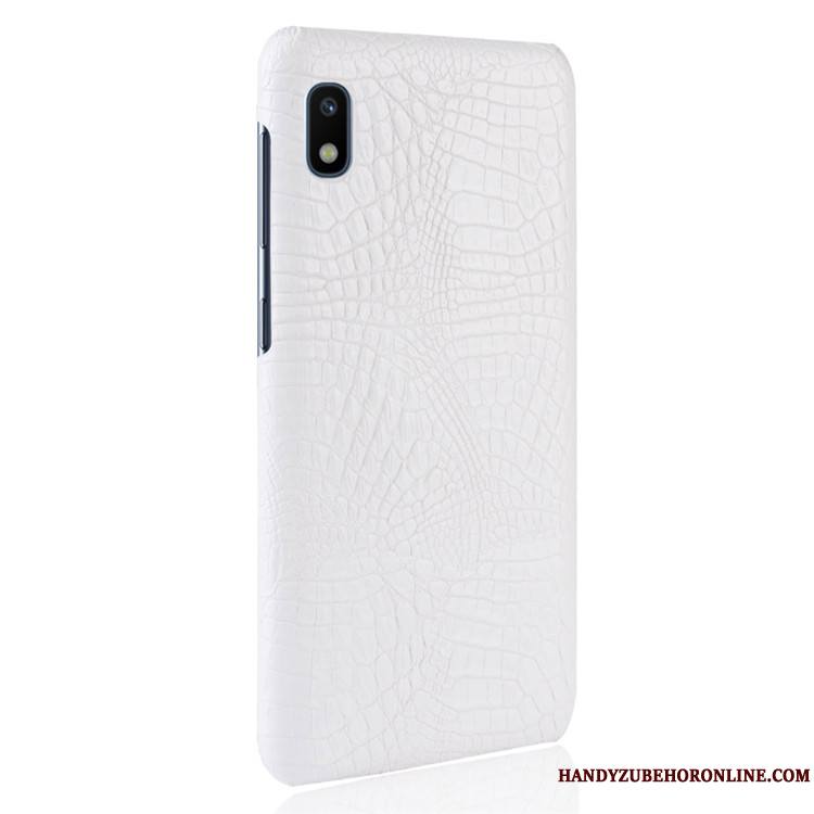 Samsung Galaxy A10 Coque Cuir Crocodile Modèle Protection Étoile Étui Sac Légères