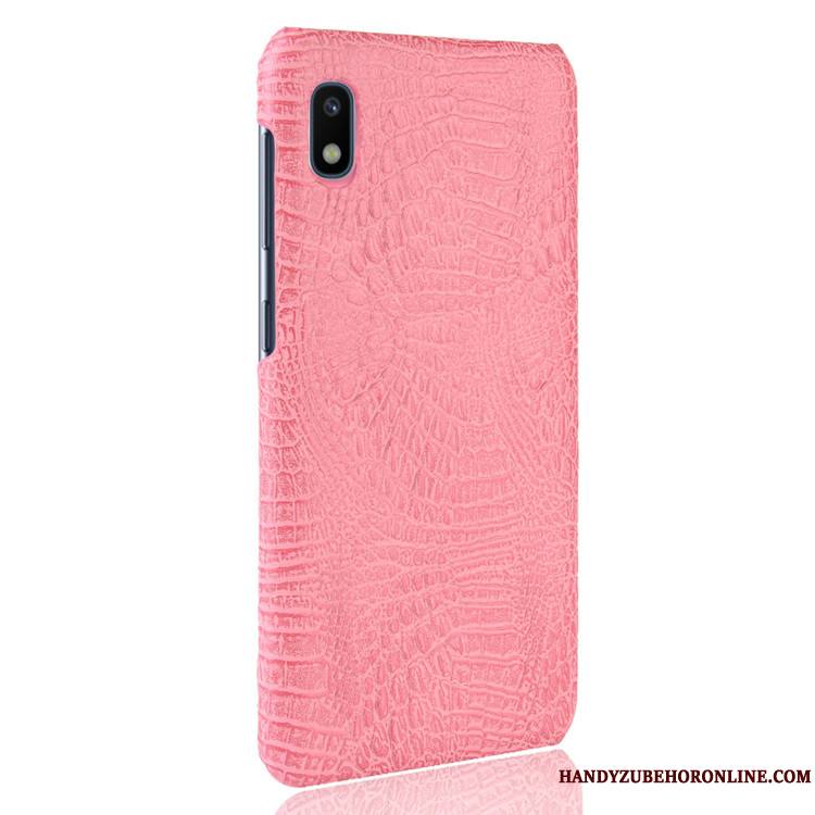 Samsung Galaxy A10 Coque Cuir Crocodile Modèle Protection Étoile Étui Sac Légères