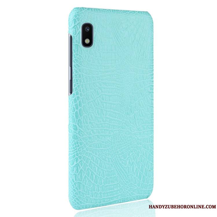 Samsung Galaxy A10 Coque Cuir Crocodile Modèle Protection Étoile Étui Sac Légères