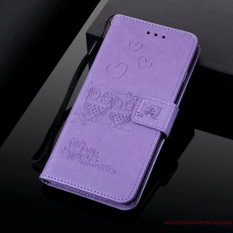 Samsung Galaxy A10 Étoile Housse Dessin Animé Étui En Cuir Tout Compris Coque De Téléphone Bleu