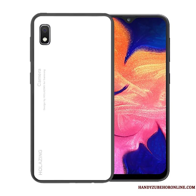 Samsung Galaxy A10 Étui Marque De Tendance Coque De Téléphone Dégradé Étoile Verre Bleu