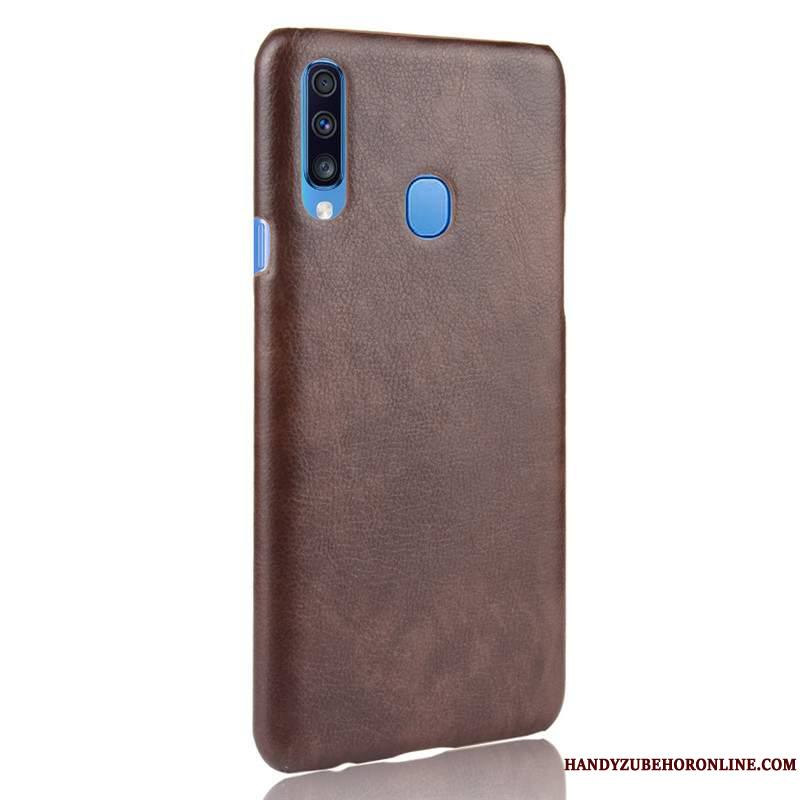 Samsung Galaxy A20s Coque Étoile Étui Incassable Marron Simple Légère Ultra