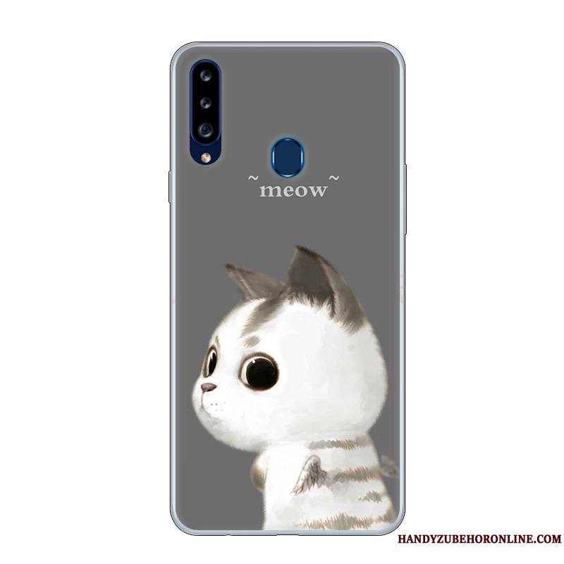 Samsung Galaxy A20s Protection Coque De Téléphone Étui Dessin Animé Personnalité Personnalisé Blanc