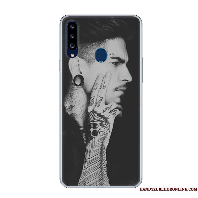 Samsung Galaxy A20s Protection Coque De Téléphone Étui Dessin Animé Personnalité Personnalisé Blanc