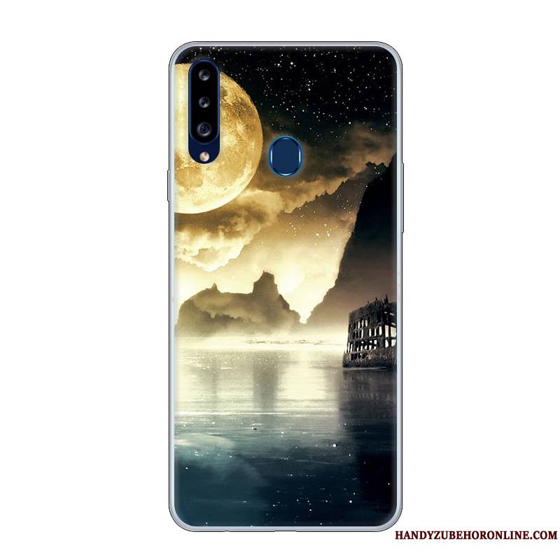 Samsung Galaxy A20s Protection Coque De Téléphone Étui Dessin Animé Personnalité Personnalisé Blanc