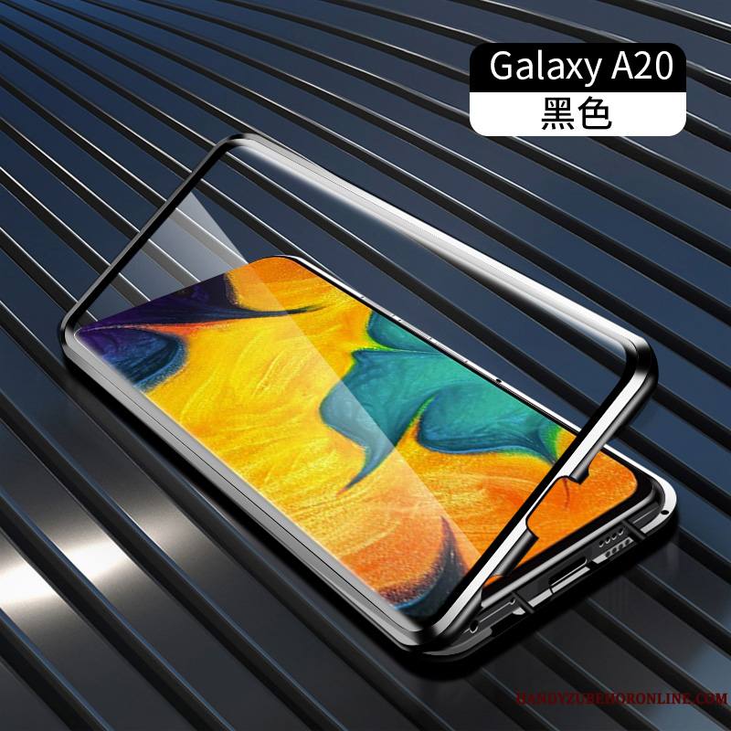 Samsung Galaxy A20s Vert Reversible Étoile Coque De Téléphone Verre